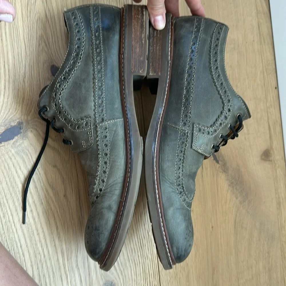 Sperry Top Sider Mens 11.5 M Oxford Wingtip Lace Up Leather